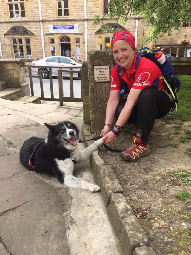 Tegan and I were happy to have completed the Cotswold Way
